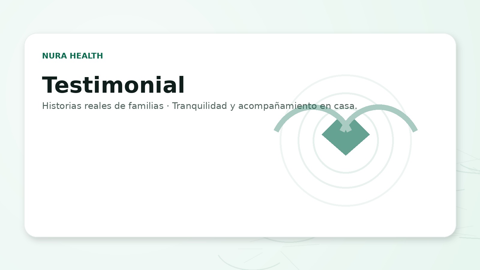 Familia acompañando a una persona mayor